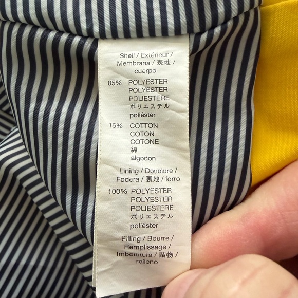 GAP Bright Yellow Hooded Raincoat - Picture 9 of 9